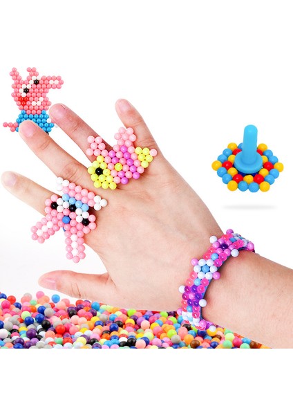 Su Sprey Tarzı Için Perler Pegboard Su Boncuk Kalıpları Aksesuarlar Sihirli Boncuk Bulmaca 3D Puzzle Eğitici Oyuncaklar Kendin Yap Çocuk Sihirli Boncuklar (Yurt Dışından) fiyatları