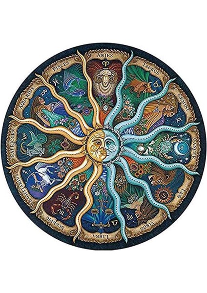 40X28CM 297 Adet Stil Ahşap Bulmaca Burçlar Jigsaw Gizemli Zodiac Ahşap Kendin Yap El Sanatları Hediyeler Bulmacalar Oyunlar Yetişkinler Çocuklar Eğitici Oyuncaklar (Yurt Dışından) modelleri
