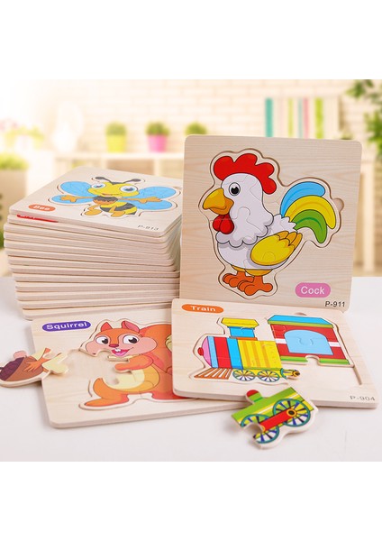 9 Koyun Stili Ahşap Bulmaca 3D Bulmacalar Eğitici Oyuncak Montessori Çizgi Film Anime Bulmaca Oyuncakları Çocuklar Için Hediye Hayvan Bulmaca Oyuncak. (Yurt Dışından) fırsatları