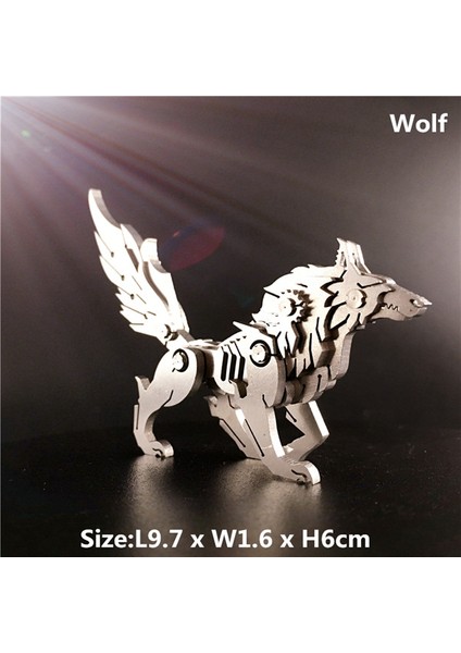 Kurt Tarzı Yetişkin ve Çocuklar Için 3D Metal Model Çin Zodyak Dinozorları Batı Ateş Ejderhası Dıy Montaj Modeller Oyuncaklar Koleksiyon Masaüstü (Yurt Dışından)