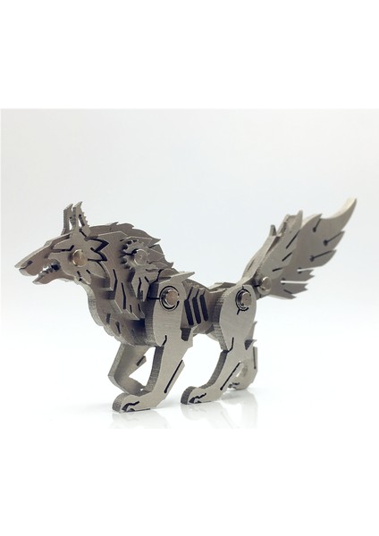 Kurt Tarzı Yetişkin ve Çocuklar Için 3D Metal Model Çin Zodyak Dinozorları Batı Ateş Ejderhası Dıy Montaj Modeller Oyuncaklar Koleksiyon Masaüstü (Yurt Dışından)
