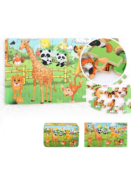 QM-715 Stili Yeni Eğitici Ahşap Bulmaca Çocuk Oyuncak Çizgi Film Hayvan Ahşap Yapboz Çocuk Erken Eğitici Öğrenme Oyuncakları Noel Hediyesi Için (Yurt Dışından) fırsatları