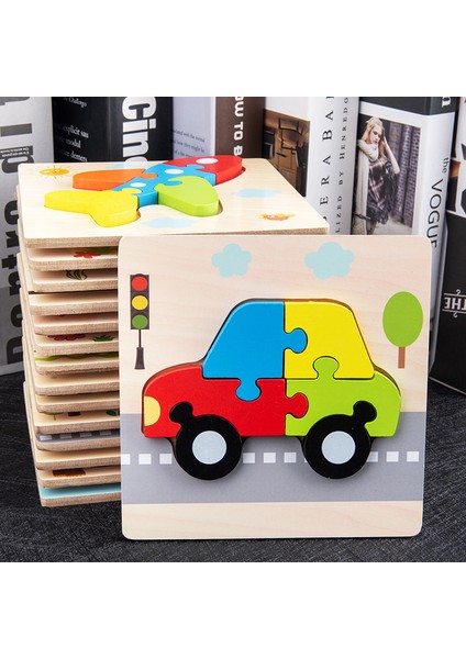 Panda Tarzı Bebek Ahşap Oyuncaklar 3D Bulmaca Karikatür Hayvan Zeka Jigsaw Bulmaca Şekil Eşleştirme Montessori Oyuncaklar Çocuklar Için Hediye (Yurt Dışından) fırsatları