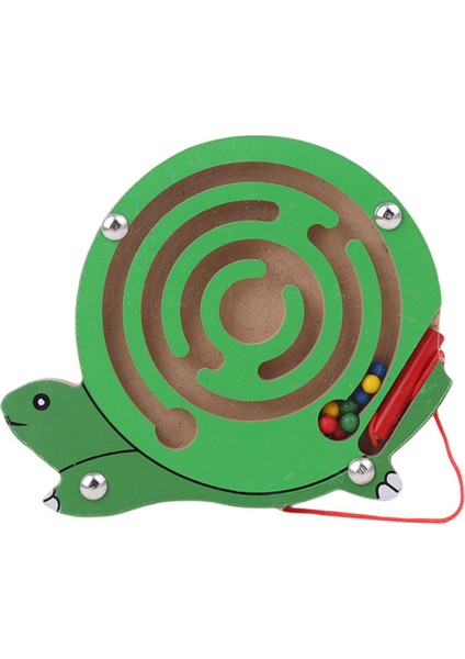 Kaplumbağa Tarzı Çocuklar Için Manyetik Labirent Oyuncağı Ahşap Bulmaca Oyuncağı Erken Eğitici Zeka Sorunu Ahşap Oyuncak Entelektüel Puzzle Tahtası (Yurt Dışından)