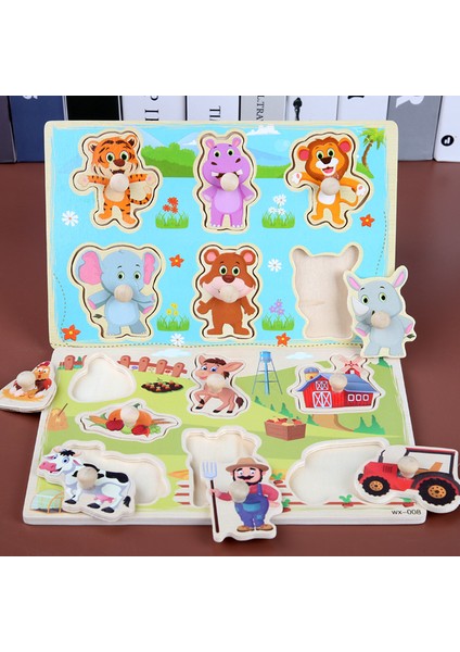 WX-005 Stili Yeni Bebek Montessori Oyuncakları Ahşap Puzzle Çizgi Film Araç Sayısal Hayvan Bulmacaları Jigsaw Tahtası Öğrenme Eğitici Oyuncak Çocuklar Için (Yurt Dışından) modelleri