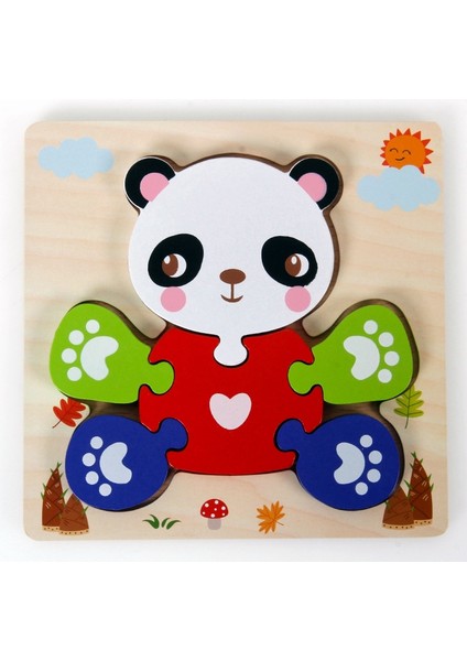 PANDA506 Stili Montessori Malzemeler Çocuklar Jigsaw Tahtası Eğitici Ahşap Oyuncaklar Bebekler Için Bulmaca Tangram Karikatür Baykuş Bebek Oyuncakları (Yurt Dışından)