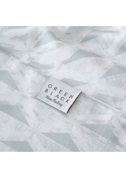 Tria Tek Kişilik Nevresim Takımı %100 Pamuk 210 Tc 83 Tel Saten Digital Baskılı Mint 160X220 cm fırsatları