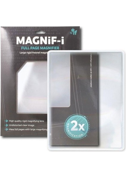Full Page Magnıfıer By Magnıf I Büyüteç Kalın