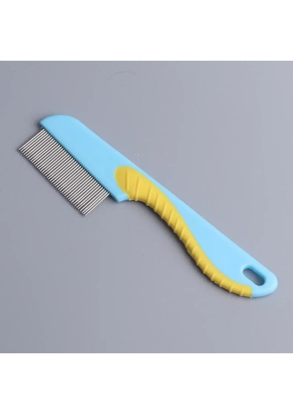 Evcil Hayvan Köpeği Kedi Bit Ile Ilgili Tarak Paslanmaz Çelik Uzun Ve Kısa Iğne Köpek Bakım Tarakı Yumurta Düğüm Bakım Rendesi Puanakuruları Renk:Mavi Uzun Iğne (Yurt Dışından)