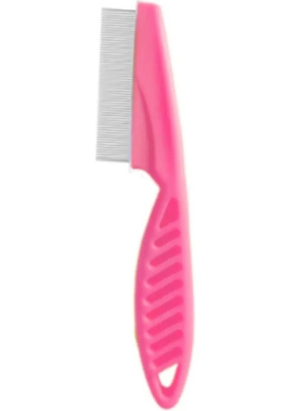 1pcs Pet Hair Removal Comb Paslanmaz Çelik Bit Küresi Saç Güzellik Dişli Tarak Kene ve Bitleri Temizleme Köpek Bakım Araçları Renk: Gül Kırmızısı/boyut: S (Yurt Dışından)