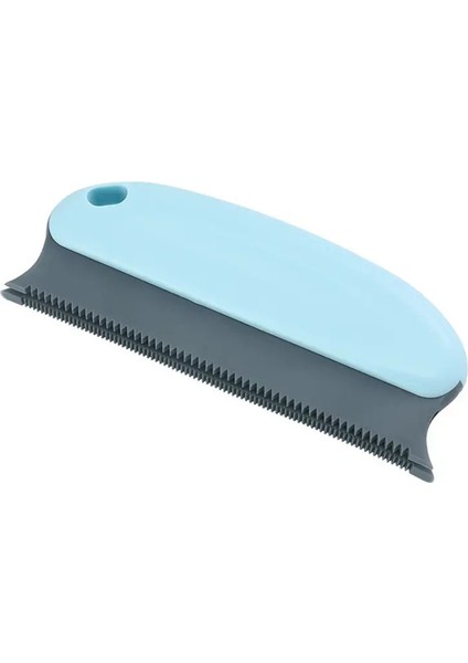 Saç Temizleme Fırçası Pet Yumuşak Kauçuk Diş Tarağı Yapışkan Saç Dispenser Yumuşak Silikon Ürün Sepacılık Fırça Pet Ürünleri Renk: Açık Mavi (Yurt Dışından)