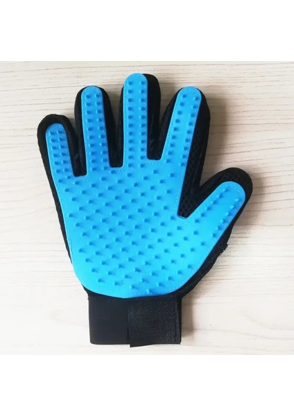1Adet Kedi Tüyü Temizleme Eldiveni Kauçuk Evcil Hayvan Güzellik Bakımı Tıraş Masaj Köpek Tarakları Yüzen Fırça 6 Renk Renk: Gökyüzü Mavisi Sağ (Yurt Dışından)