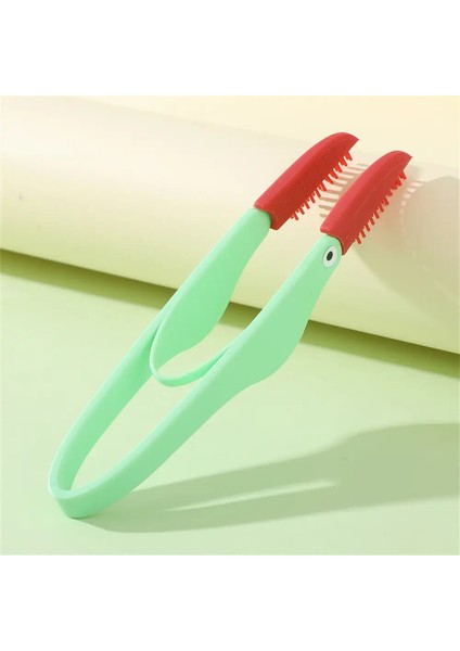 Pet Tear Stain Brush Cat Dog Eye Excrement Droppings Cleaning Brushes Soft Silicone Tear Marks Remover Comb Grooming Brush Renk:yeşil (Yurt Dışından)