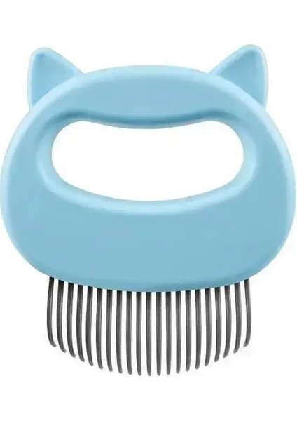 Pet Comb Koruma Tarakı Için Kedi Köpek Evcil Hayvan Abs Yumuşak Fırça Saç Bakım Tarakı Kedi Aksesuarları Evcil Hayvan Kedi Fırçası Renk: Mavi (Yurt Dışından)