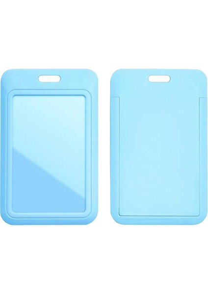 1 Adet Şeffaf Pencereli Kayar Kimlik Rozeti Tutucu, Ofis, Okul Için Kimlik Kartı Koruyucu, Kadınlar, Personel, Öğrenci Için Harika Hediye Renk: Mavi (Yurt Dışından)