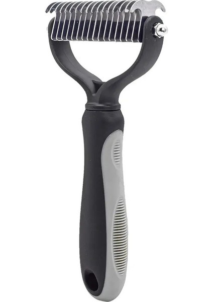 Yeni Köpek Fırçası Evcil Hayvan Köpek Tüy Kedi Tarak Bakım Fırçası Düğümlü Uzun Kıllı ve Kısa Kıllı Kıvırcık Köpek Malzemeleri Evcil Hayvan Renk:gri/boyut:küçük (Yurt Dışından)