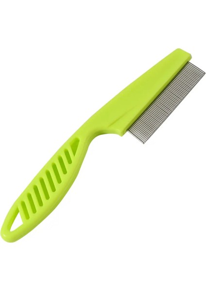 Ana Sayfa Pet Hayvan Bakımı Kedi Köpek Pet Pet Paslanmaz Çelik Konfor Pire Saç Tarak Renk: Yeşil (Yurt Dışından)