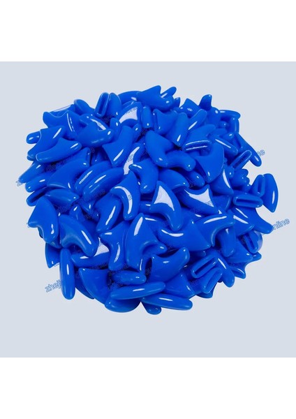 20PCS Anti-Scratch Silikon Yumuşak Kedi Tırnak Kapakları / Kedi Pençe Pençesi / Pet Tırnak su / Kedi Tırnak Kapağı Tutkal ve Uygun Rengi: Mavi / Boyut: Xs (Yurt Dışından)