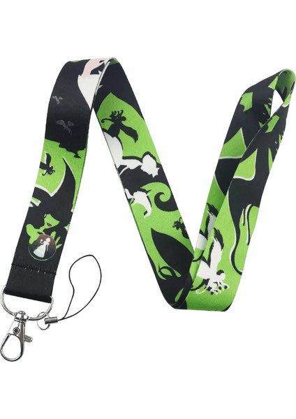 Kötü Cadı Ipi Araba Anahtarlık Kimlik Kartı Geçiş Spor Salonu Cep Telefonu Anahtarlık Rozet Tutucu Takırenk:beyaz (Yurt Dışından)