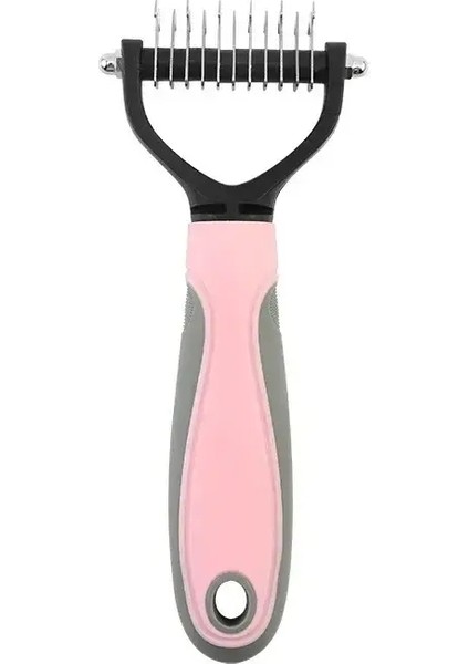 Kedi Tüy Temizleme Tarak Köpek Tüy Temizleme Fırçası Çelik Çift Taraflı Evcil Hayvan Bakım Fırçası Kırıkların Giderilmesi Kedi Aksesuarları Renk:pembe L 17DIŞ (Yurt Dışından)