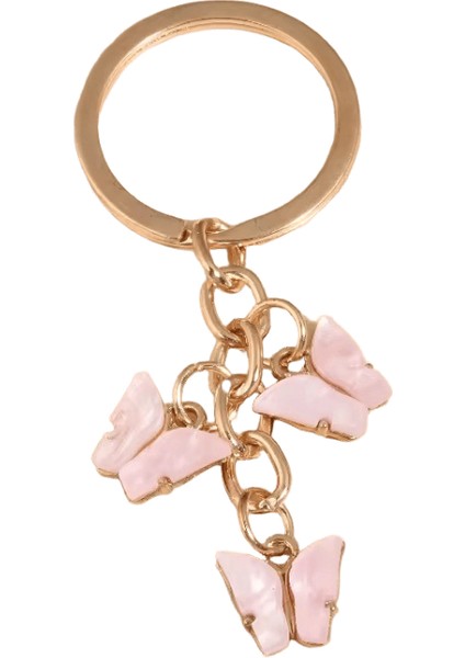 Sevimli Anahtarlık Renkli Kelebek Anahtarlık Emaye Uçan Hayvanlar Kadınlar Için Anahtar Zincirleri Kızlar Çanta Aksesuar El Yapımı Takı (Yurt Dışından)