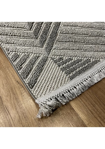 Vega S5505A Açık Gri Hav Toz Vermez Hasır Dokuma Modern Makina Halısı indirimleri