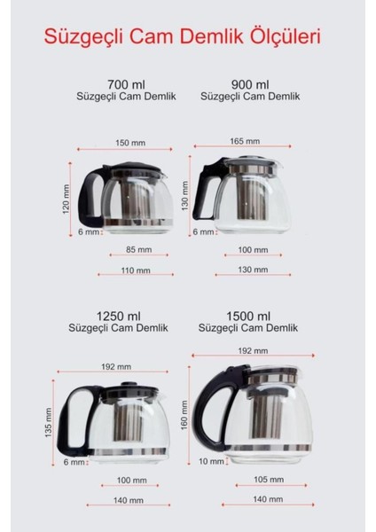 1500 ml siyah çelik süzgeçli cam demlik, şık ve kullanışlı kahve aksesuarı modelleri