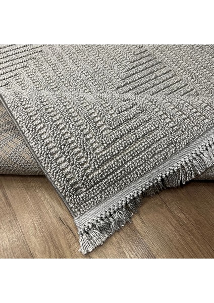 Vega S5511A Açık Gri Hav Toz Vermez Hasır Dokuma Modern Makina Halısı indirimleri