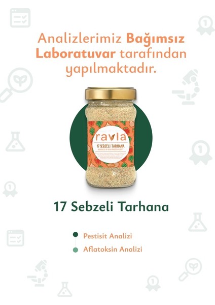 17 Sebzeli Tarhana (Pestisit Aflatoksin Analizli) - 200g