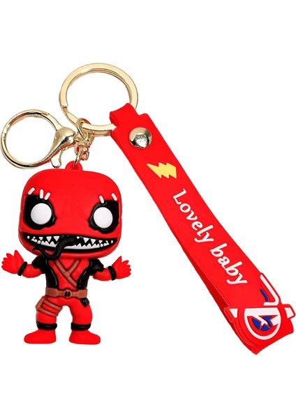 Mınıso Sevimli Anime Venom Bebek Anahtarlık Guardian Anahtarlık Araba Anahtar Dekorasyon Erkekler ve Kadınlar Sırt Çantası Asılı Parti Festivali Hediye (Yurt Dışından)