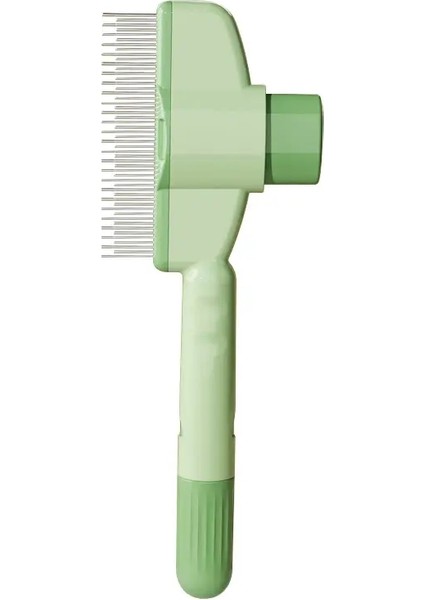 Pet Tarak Profesyonel Açık Düğüm Pet Kıl Temizleme Fırçası Dalı Kendiliğinden Temizlenen Köpek Kedi Bakımı Masaj Fırçası Pet Aksesuarları Renk:yeşil (Yurt Dışından)