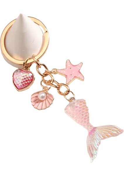 Sevimli Deniz Anahtarlık Denizyıldızı Kabuk Kabuklu Kalp Anahtarlık Denizkızı Kuyruğu Anahtar Zincirleri Kadınlar Için Yaz Hediyeleri Erkekler Dıy El Yapımı Takı (Yurt Dışından)