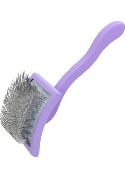 Hafif Evcil Hayvan Bakım Aracı, Profesyonel Köpek Bakım Aracı, , Kılları, Matları Temizler, eler Için, Pudel Için, Renk: Mor L (Yurt Dışından)