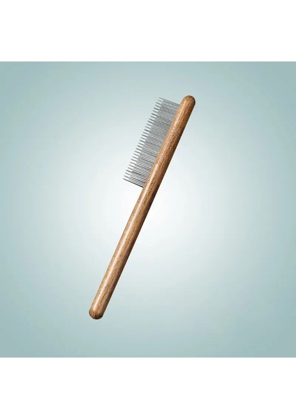 Kedi Tarak Paslanmaz Çelik Evcil Hayvan Saçı Temizleyici Ahşap Saplı Kedi Tarak Saç Bakımı Masaj Köpek Fırçası Temizlik Aracı Evcil Hayvan Malzemeleri Renk: Uzun Kısa Tarak (Yurt Dışından)