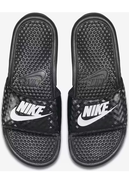 benassi jdı print sliders siyah kadın spor terlik modelleri