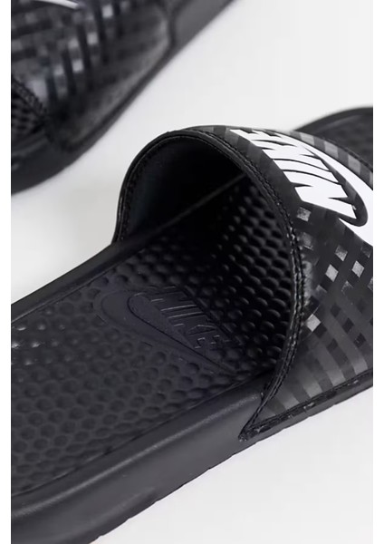 benassi jdı print sliders siyah kadın spor terlik indirimleri