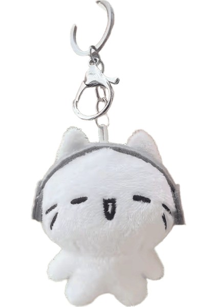 Sevimli Kulaklıklar Yavru Kedi Çift Anahtarlık Mini Ağlayan Kedi Bebek Peluş Anahtarlık Karikatür Köpek Arı Çanta Kolye Charms Sırt Çantası Dekorasyonrenk:kediler Için Kulaklıklar (Yurt Dışından)