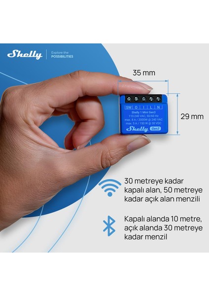 1 Mini Gen3 Akıllı Röle