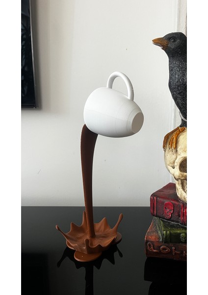 Kahve Köşesi Aksesuarı - Kahve Fincanı Dekor - Kahve Köşesi Hediyesi - 30CM