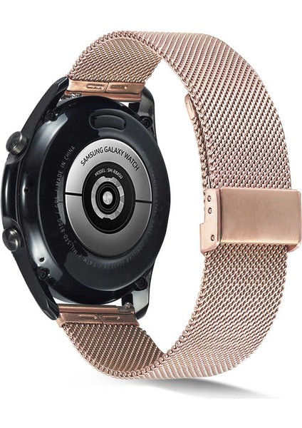Huawei Honor Magic 2 46MM Uyumlu Krd-45 22MM Metal Kordon - Gümüş