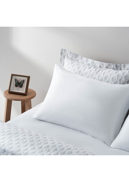 Tria Tek Kişilik Nevresim Takımı %100 Pamuk 210 Tc 83 Tel Saten Digital Baskılı Gri 160X220 cm fiyatları