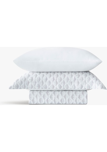 Tria Tek Kişilik Nevresim Takımı %100 Pamuk 210 Tc 83 Tel Saten Digital Baskılı Gri 160X220 cm modelleri