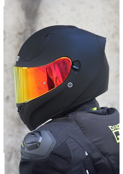 Strada Mat Siyah Kask ( Güneş Vizörlü ) modelleri