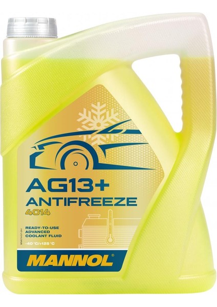MN4014-5 AG13+ Antifiriz (-40) Sarı 5 L