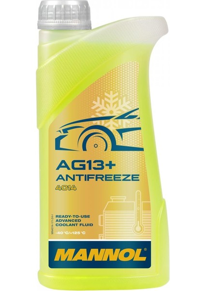 MN4014-1 AG13+ Antifiriz (-40) Sarı 1 L