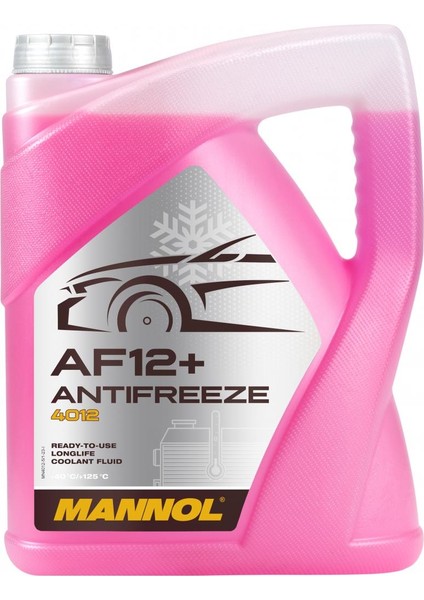 MN4012-5 Antifreeze Af 12+ (-40) Longlıfe Kırmızı 5 L