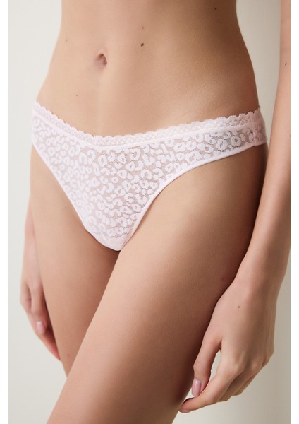 Easy Lace Shape Pembe Tanga Külot