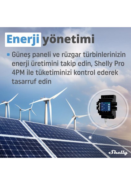 Pro 4PM Dört Kanal Enerji Ölçer Röle