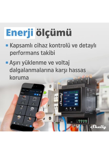 Pro 4PM Dört Kanal Enerji Ölçer Röle