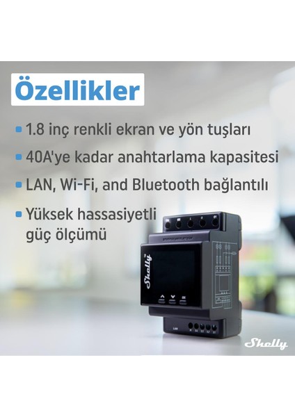 Pro 4PM Dört Kanal Enerji Ölçer Röle